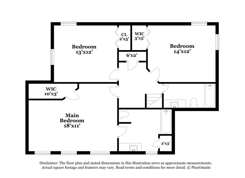 1,985/Mo, 1733 Josie St Unit 4 Charlotte, NC 28213 Floor Plan View 2