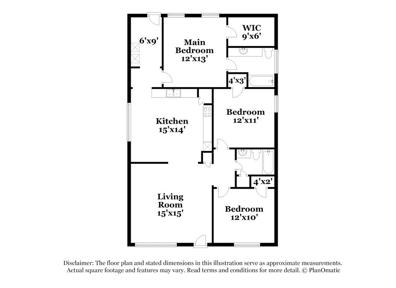 1,690/Mo, 402 Marlowe St Kannapolis, NC 28081 Floor Plan View