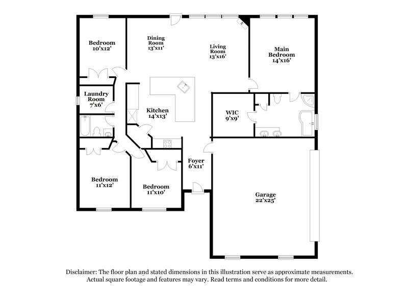 2,870/Mo, 104 Farmwood Dr Cherryville, NC 28021 Floorplan View