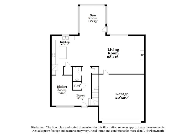 2,060/Mo, 5830 Dove Point Dr SW Concord, NC 28025 Floor Plan View