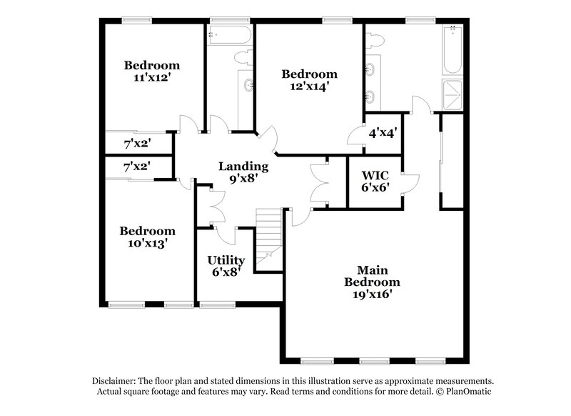 2,060/Mo, 5830 Dove Point Dr SW Concord, NC 28025 Floor Plan View 2