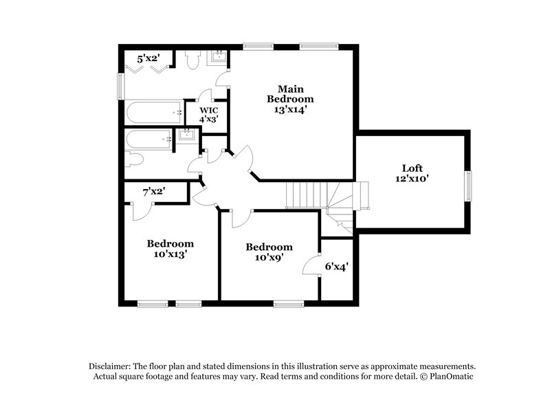 2,050/Mo, 10436 Katie Creek Ct Charlotte, NC 28213 Floorplan View 2