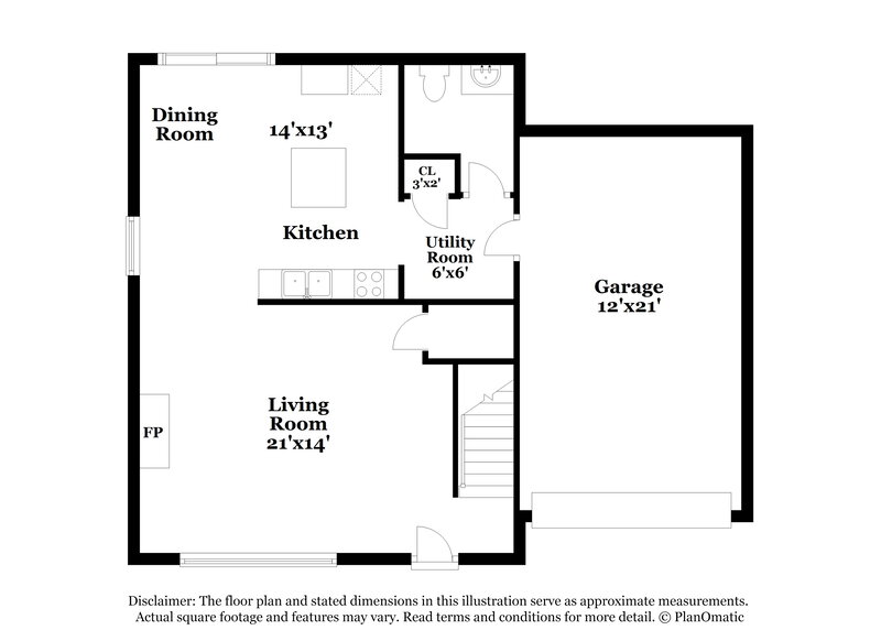 2,115/Mo, 10531 Katie Creek Ct Charlotte, NC 28213 Floor Plan View