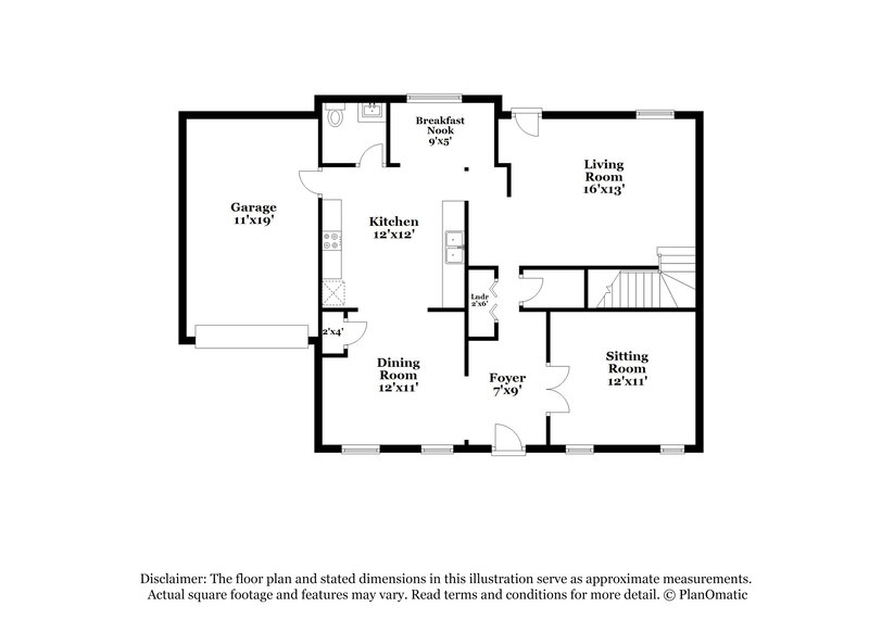 2,000/Mo, 6219 Dumont Ln Charlotte, NC 28269 Floor Plan View 2