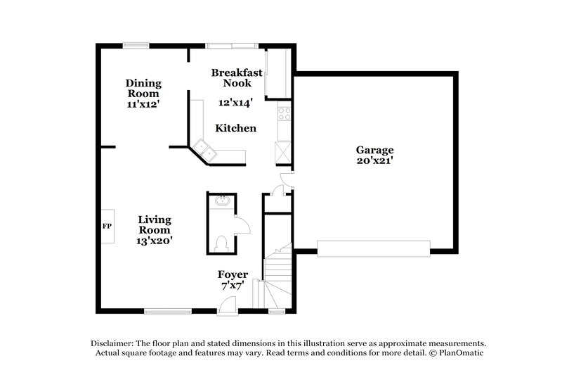 1,860/Mo, 11101 Palestrina Rd Charlotte, NC 28215 Floor Plan View