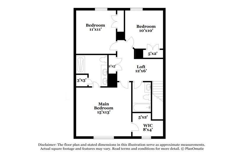 1,860/Mo, 11101 Palestrina Rd Charlotte, NC 28215 Floor Plan View 2