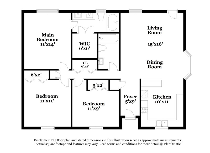 2,800/Mo, 6010 Windsong Way Unit 36 Wingate, NC 28174 Floor Plan View