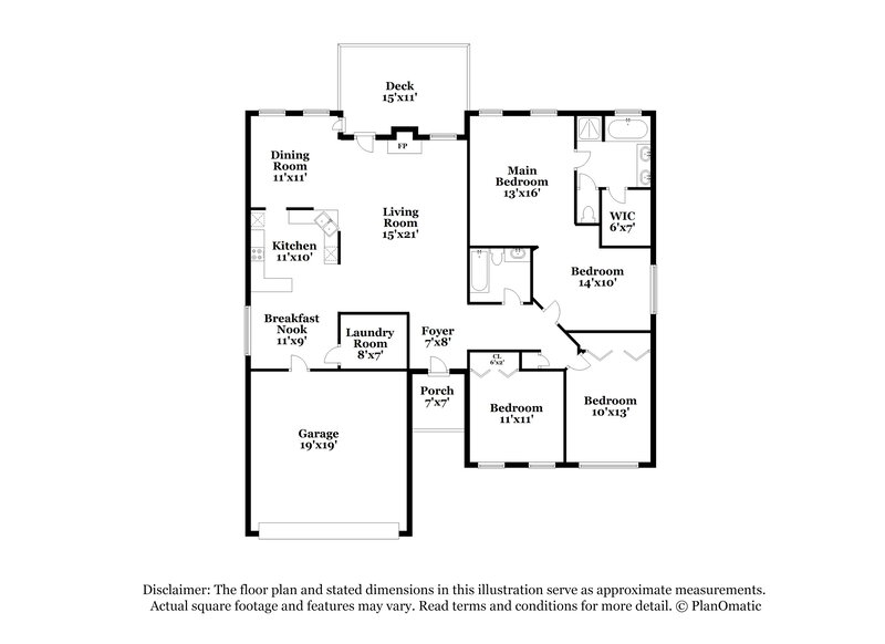 2,245/Mo, 116 Sidney Ct Monroe, NC 28110 Floor Plan View