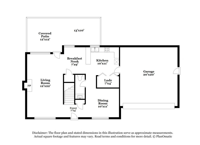 1,835/Mo, 4102 Woodcreek Ct Indian Trail, NC 28079 Floor Plan View