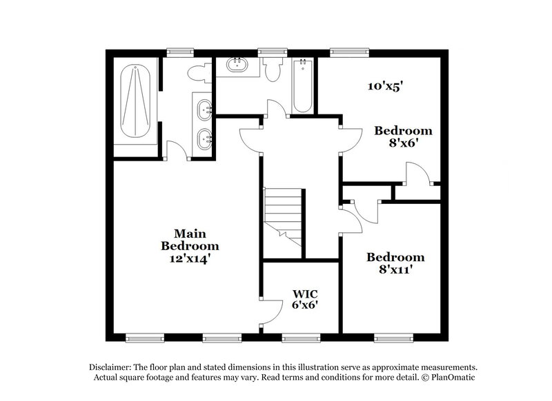 1,835/Mo, 4102 Woodcreek Ct Indian Trail, NC 28079 Floor Plan View 2