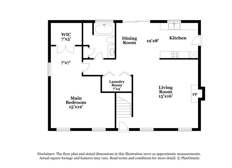 1,810/Mo, 7405 Ginger Spice Ln Charlotte, NC 28227 Floor Plan View