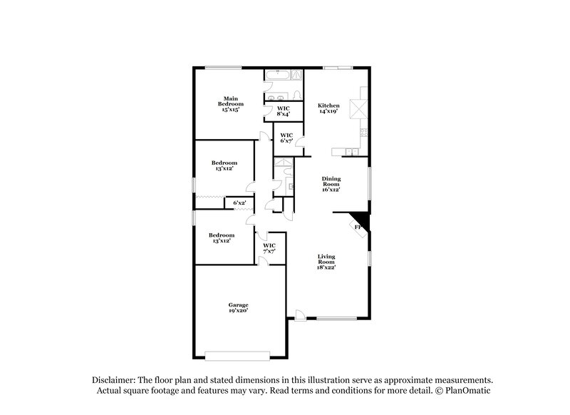 2,025/Mo, 1616 Poplar Shadow Dr Huntersville, NC 28078 Floor Plan View