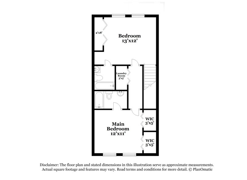 1,495/Mo, 6145 Windsor Gate Ln Charlotte, NC 28215 Floor Plan View 2