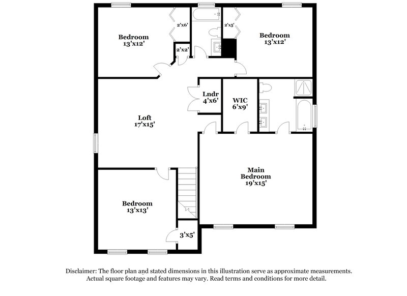 3,390/Mo, 620 Wrayhill Dr Charlotte, NC 28262 Floor Plan View 2