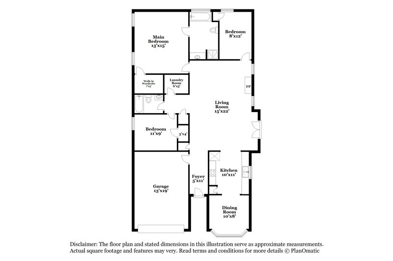 1,860/Mo, 12112 Ilse Helene Ln Huntersville, NC 28078 Floor Plan View
