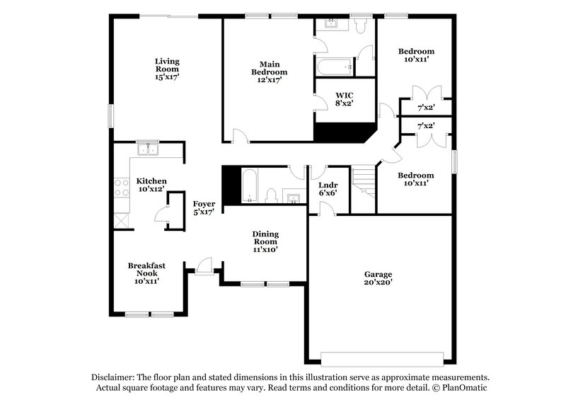 2,300/Mo, 8232 Fox Swamp Rd Charlotte, NC 28215 Floorplan View