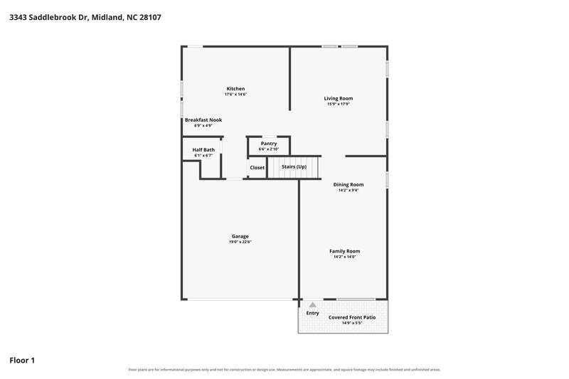 0/Mo, 3343 Saddlebrook Dr Midland, NC 28107 Floor Plan View