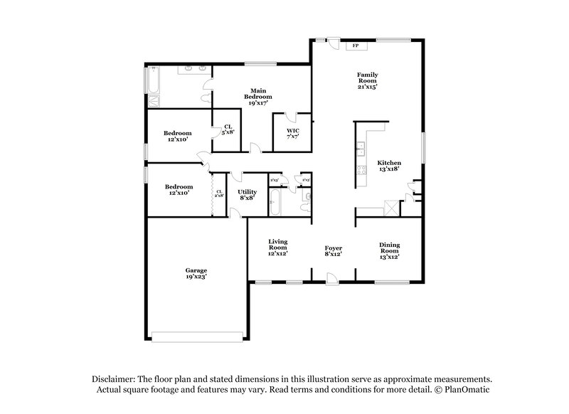 2,100/Mo, 6647 Reedy Creek Rd Charlotte, NC 28215 Floor Plan View