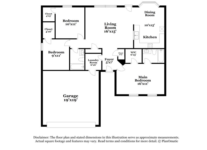 2,560/Mo, 2329 Ivy Run Dr Indian Trail, NC 28079 Floor Plan View