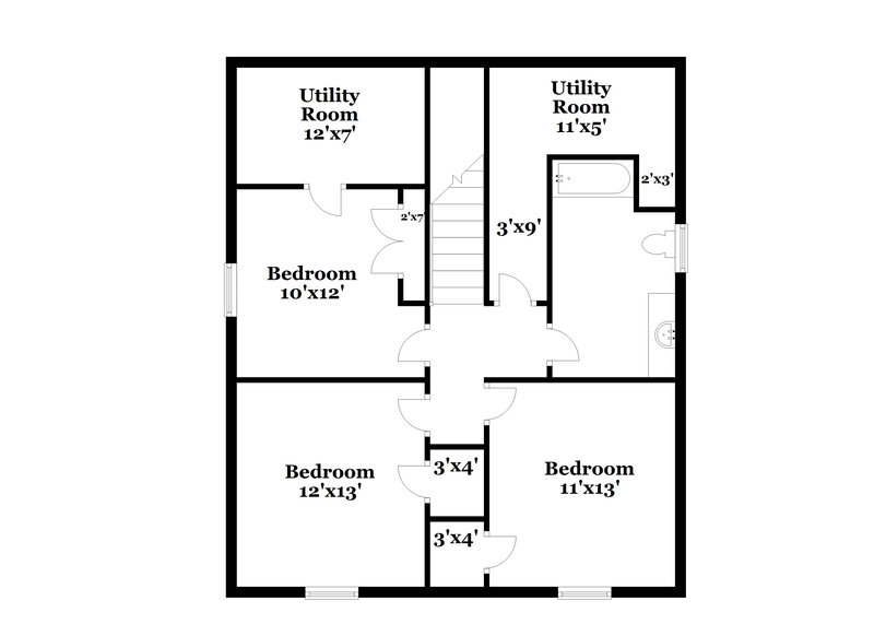 1,940/Mo, 3910 Sages Ave Indian Trail, NC 28079 Floor Plan View 2
