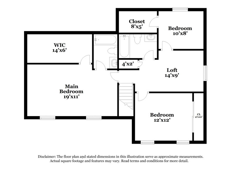 1,950/Mo, 457 Wellsleyglen Dr Columbus, OH 43207 Floor Plan View 2