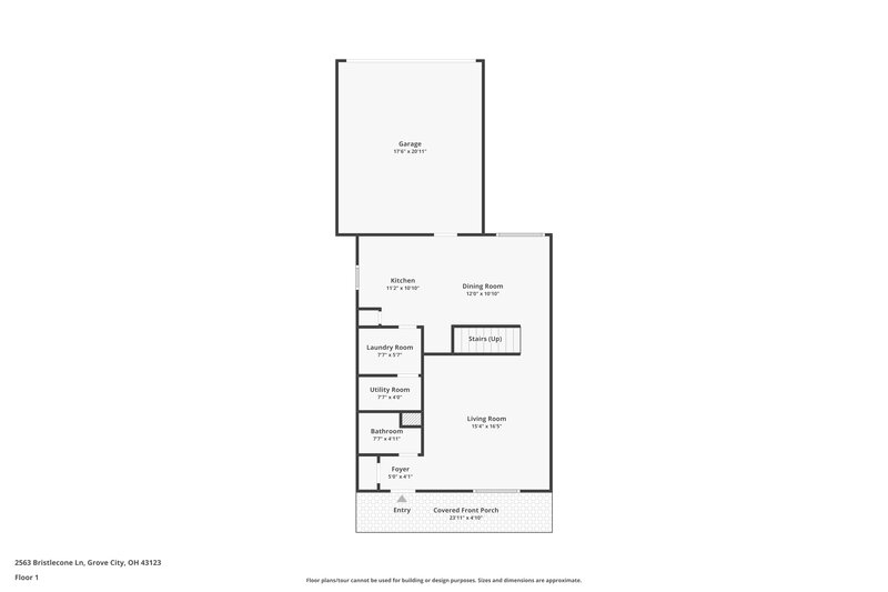 1,910/Mo, 2563 Bristlecone Ln Grove City, OH 43123 Floor Plan View