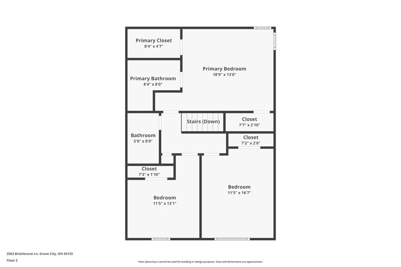 1,910/Mo, 2563 Bristlecone Ln Grove City, OH 43123 Floor Plan View 2