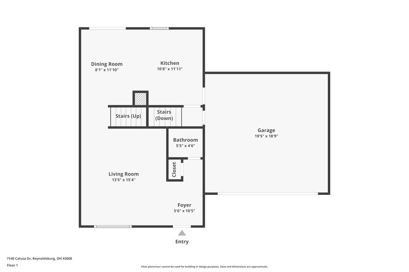 2,290/Mo, 7140 Calusa Dr Reynoldsburg, OH 43068 Floor Plan View 2