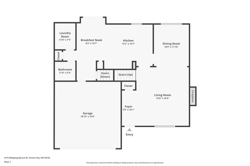 2,165/Mo, 3175 Weeping Spruce Dr Grove City, OH 43123 Floor Plan View 2