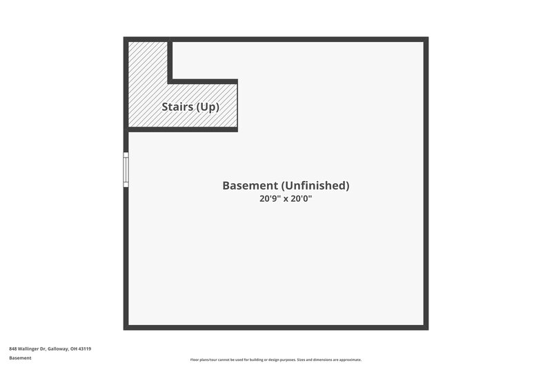 2,375/Mo, 848 Wallinger Dr Galloway, OH 43119 Floor Plan View