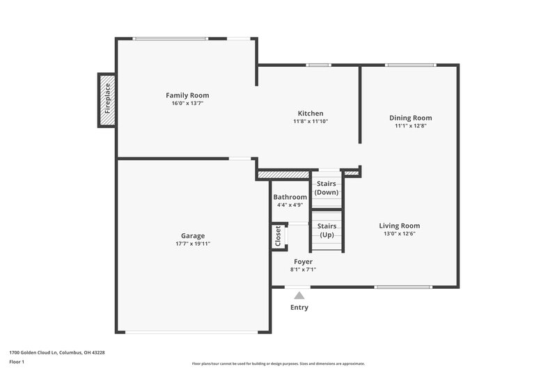 2,145/Mo, 1700 Golden Cloud Ln Columbus, OH 43228 Floor Plan View 2
