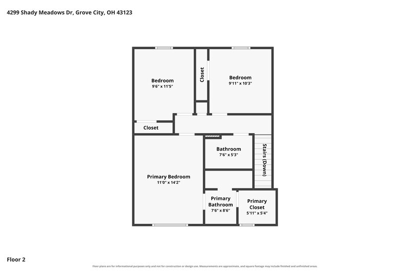 2,290/Mo, 4299 Shady Meadows Dr Grove City, OH 43123 Floor Plan View 2