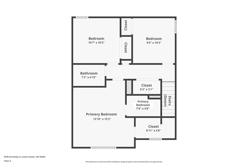 2,230/Mo, 8736 Arrowtip Ln Lewis Center, OH 43035 Floorplan View 2