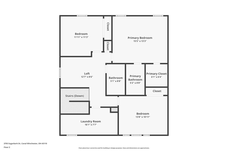 2,145/Mo, 3793 Sugarbark Dr Canal Winchester, OH 43110 Floor Plan View 2