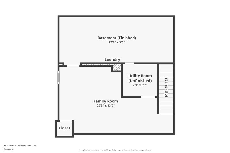 3,080/Mo, 810 Sumter St Galloway, OH 43119 Floor Plan View