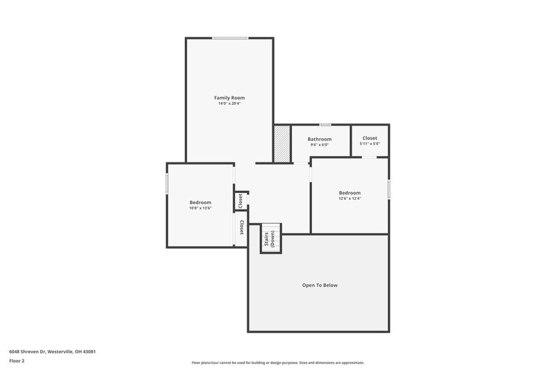 5,250/Mo, 6048 Shreven Dr Westerville, OH 43081 Floor Plan View 2