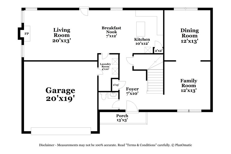 2,535/Mo, 7303 Fallow Trail Dr Reynoldsburg, OH 43068 Floor Plan View