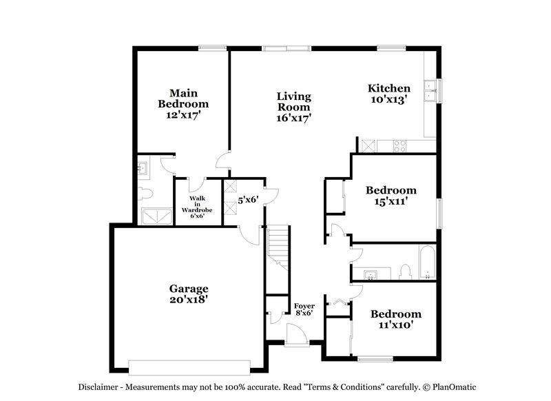 1,970/Mo, 828 Spivey Ln Galloway, OH 43119 Floor Plan View