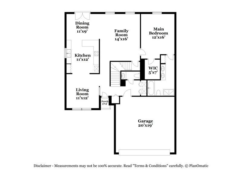 2,510/Mo, 900 Larkfield Dr Worthington, OH 43085 Floor Plan View