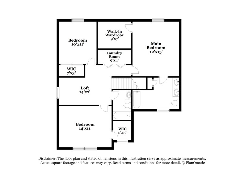 1,875/Mo, 6857 Tumbleweed Ln Canal Winchester, OH 43110 Floor Plan View 2