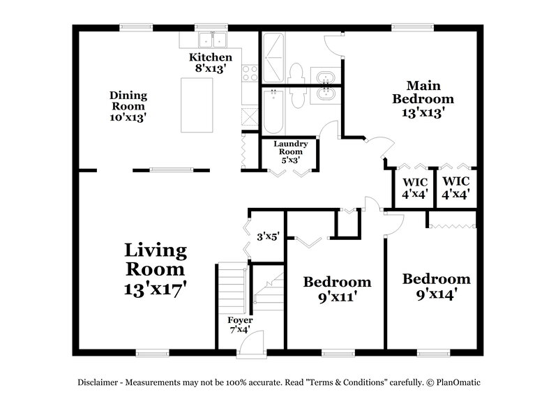 2,050/Mo, 6303 Greenhaven Ave Galloway, OH 43119 Floor Plan View