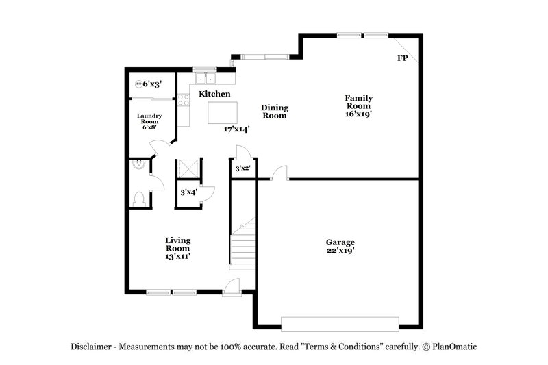 2,470/Mo, 608 Beckler Ln Delaware, OH 43015 Floor Plan View