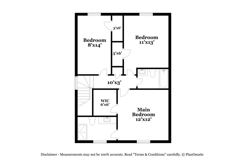 1,825/Mo, 4052 Sweet Shadow Ave Columbus, OH 43230 Floor Plan View 2
