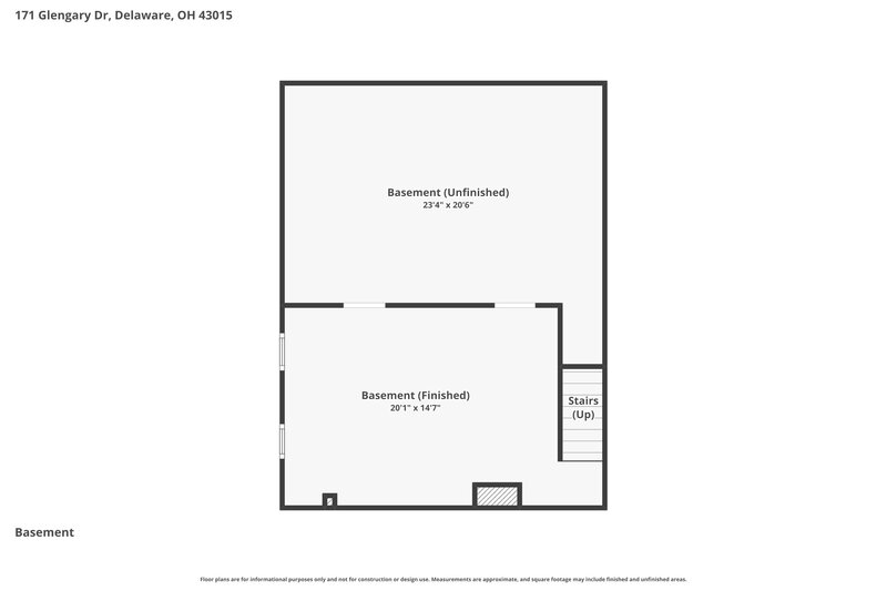 2,245/Mo, 171 Glengary Dr Delaware, OH 43015 Floor Plan View