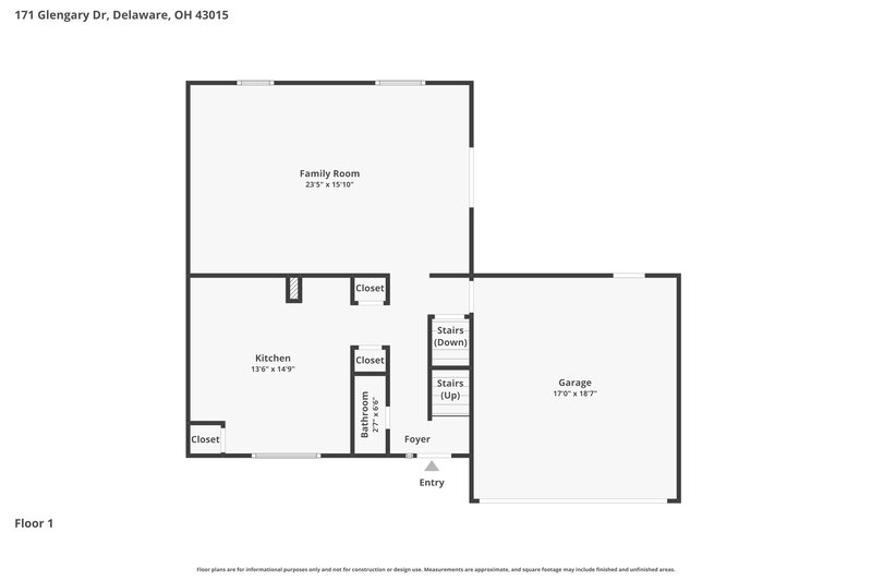 2,245/Mo, 171 Glengary Dr Delaware, OH 43015 Floor Plan View 2
