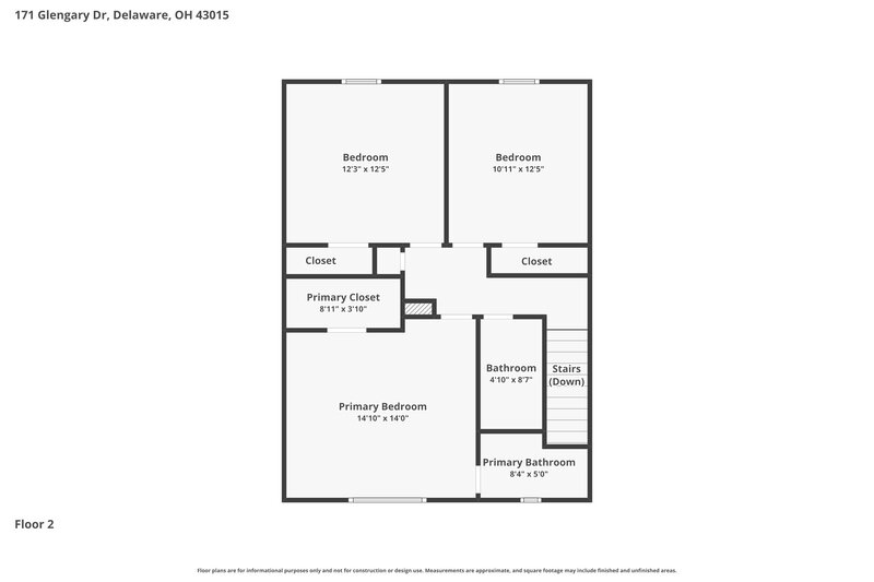 2,245/Mo, 171 Glengary Dr Delaware, OH 43015 Floor Plan View 3