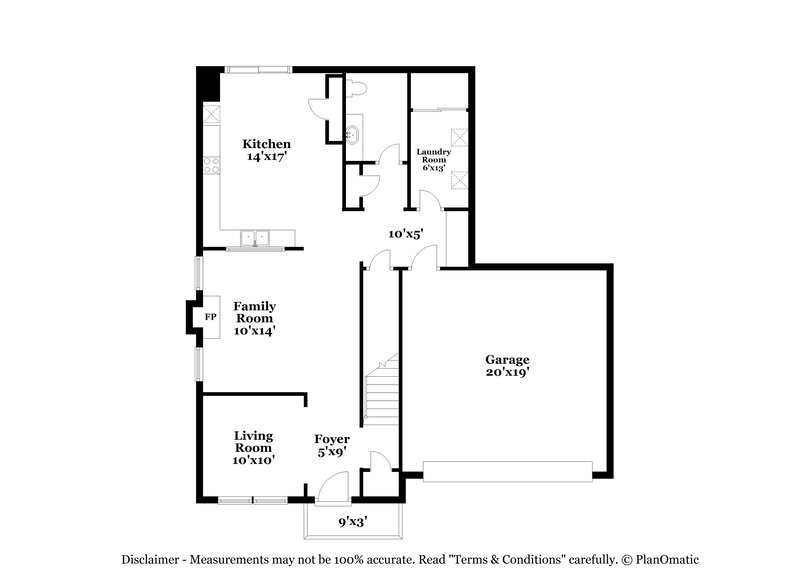 2,385/Mo, 2710 Aeden Dr Columbus, OH 43219 Floor Plan View