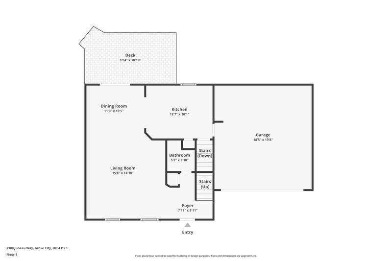 2,245/Mo, 2108 Juneau Way Grove City, OH 43123 Floor Plan View 2