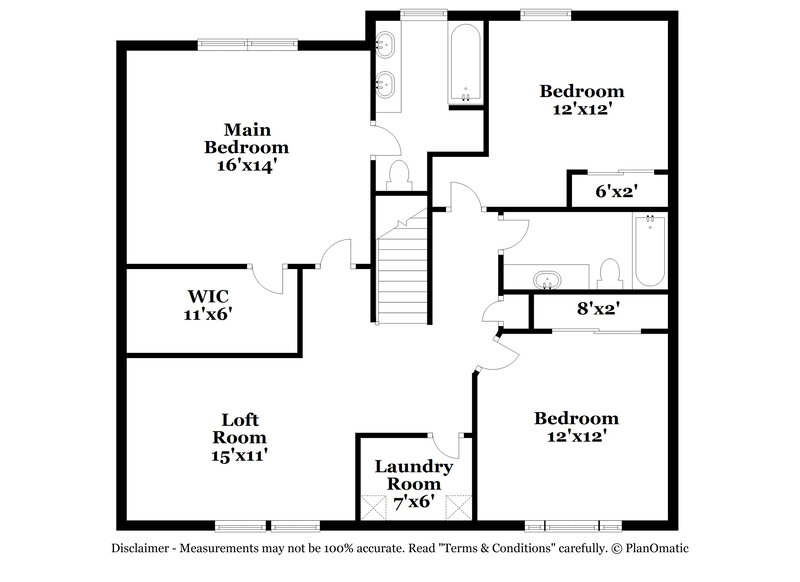 2,140/Mo, 7560 Maple Trunk Dr Canal Winchester, OH 43110 Floor Plan View 3