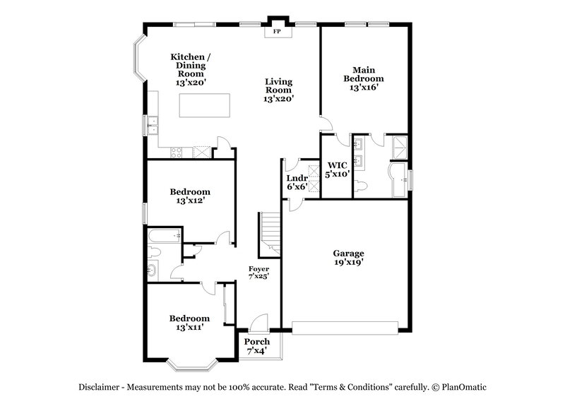 2,290/Mo, 5874 Tarrycrest Dr Westerville, OH 43081 Floor Plan View